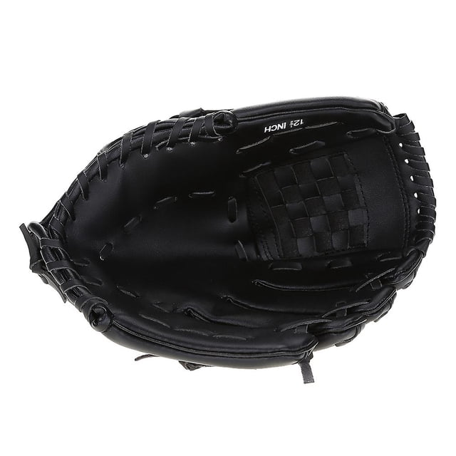 2024Accesorios de béisbol para adultos Guante para mano izquierda para practicar entrenamiento, competición (negro)