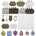 thumbnail image 1 of 35PCS Silicone Pendant Mold Set Assorted Epoxy Jewelry Mold Resin Casting Mold, 1 of 10