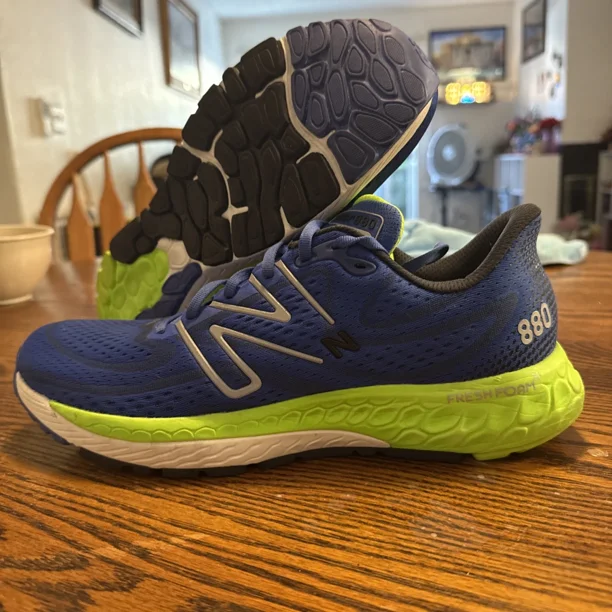 New Balance Fresh Foam X 880 v13 Blue Green Running Shoes Mens Size 11.5