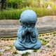 thumbnail image 4 of Estatuilla de estatua de Buda para meditando - Escultura de monje de jardín, decoración interior para el hogar, decoración de patio de jardín No estoy diciendo perfecl Monje Estatua de Buda, 4 of 7