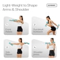 thumbnail image 4 of EAST MOUNT Adjustable Dumbbells Set of 2 - Women Hand Weights 2lb/3lb/4lb/5lb Weight Set 10 lbs/Pair Hand Weights for Home Office Gym Workout, 4 of 8