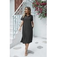 thumbnail image 6 of Zeagoo Womens Summer Dress Short Sleeve Casual Summer Sunress Tunic Dress Cover up with Pockets, 6 of 7