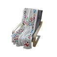 thumbnail image 4 of Letter H Soft Flannel Fleece Throw Blanket, Communication Tool Writing Language Element H Designed in Musical Notes Print, Cozy Plush for Indoor and Outdoor Use, 60" x 80", Multicolor, by Ambesonne, 4 of 6