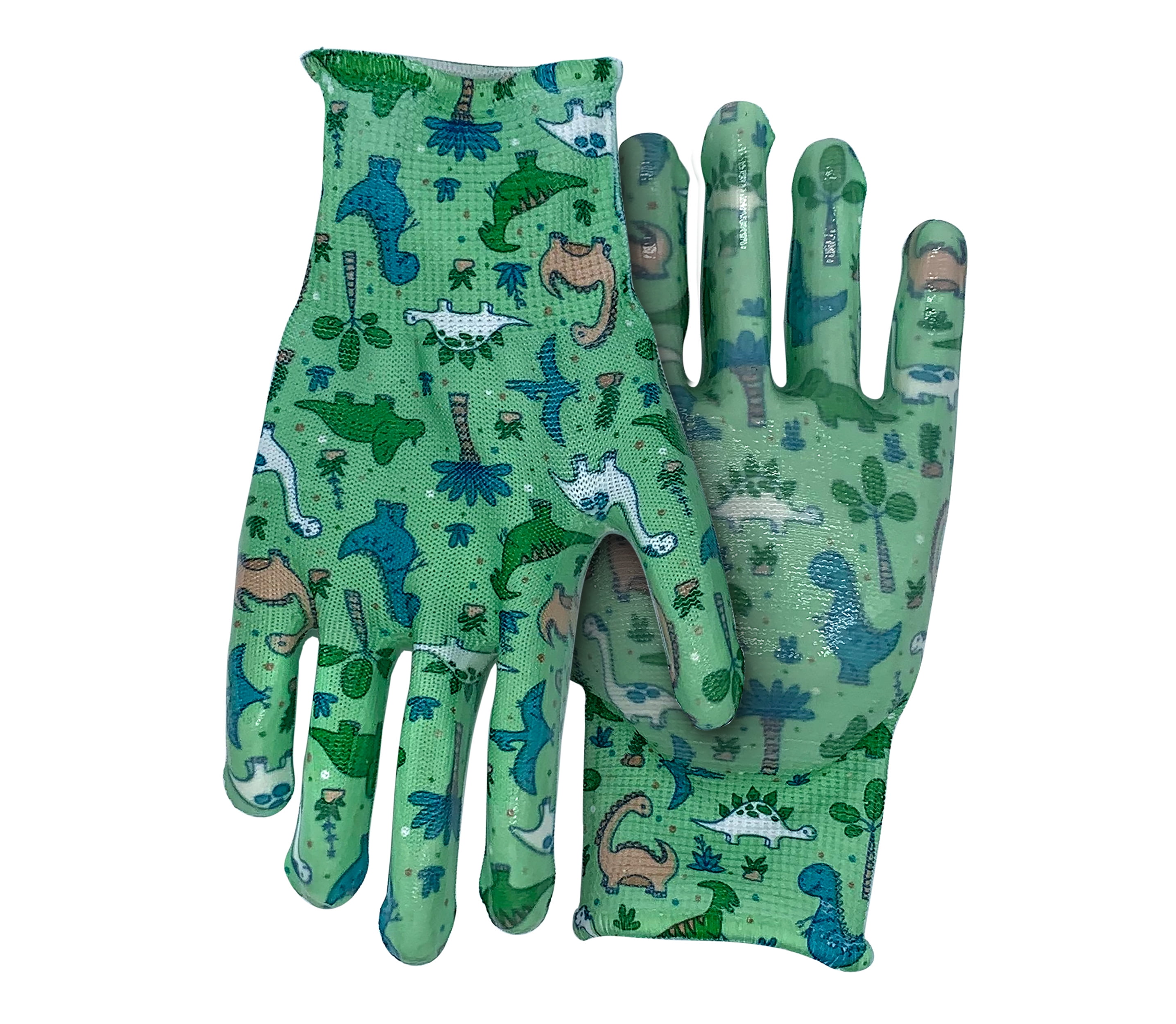 dinosaur gardening gloves