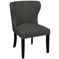 thumbnail image 2 of Pulaski Accentrics Chaise d'Appoint à Dossier Ailé Modifié pour la Maison en Gris, 2 of 5