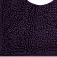 thumbnail image 5 of suxuMhao Chenille Bathroom Mat, Bath Rugs for Bathroom Washable, 23.62×15.75 In Semicircle Shower Rugs, Thick Bath Rugs with TPR Backing, Absorbent Rug for Bathroom Floor, Dark Purple, 1 Piece, 5 of 5