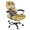Highland Cow Sunflower Print, variant on POLERO Hummingbird and Sunflower Anti Aging All-in-One Office Swivel Chair Slipcover, Washable Elastic Cloth Computer Office Chair Cover for Gaming