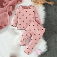 thumbnail image 2 of Hpgjzj Little Girls 2 Piece Outfits Long Sleeve Sweatshirts Top and Leggings Set School Outfits Kids Clothing Set, 2 of 3