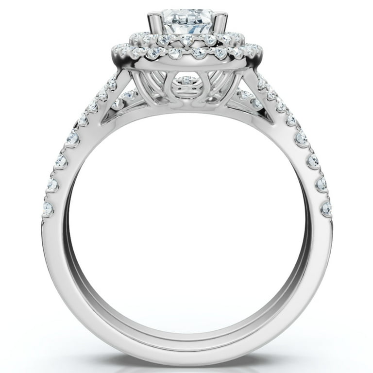 Star Jewel Ct Oval Cut VVS1/D Simulated Diamond Ring – 14K