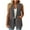 Gray, variant on Wyobmus Women's Summer Sleeveless Vest Blazer Lightweight Open Front Lapel V Neck One Button Tops Fashion Casual Work Suit Vest With Pockets S-3X Gray