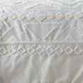 thumbnail image 5 of Levtex Home - Harleson Duvet Cover Set - Full/Queen Duvet Cover + Two Standard Pillow Cases - Tufted Chenille Frayed Tribal in White and Cream - Duvet (90 x 94in.) and Pillow Case (26x20in.) - Cotton, 5 of 5