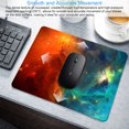 thumbnail image 4 of Mouse pad Galaxy Computer Laptop Mousepad, Non-Slip, Washable Design Personalized Mouse pad 9.5 X 7.9 inches Small Desk pad, Office and Home Computer Accessories, 4 of 5