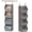 Gray, variant on VEGCOO Hanging Closet Organizer 4 Tier – Clothes Hanging Shelves, Space-Saving Fabric Storage Bins for Bedroom, Collapsible Baskets for Home Dorm RV, Heavy Duty, Beige