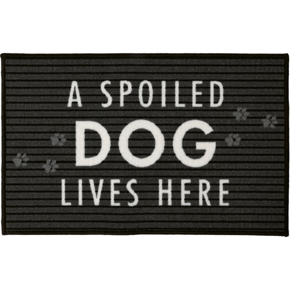 Pavilion Gift Company - Spoiled Dog - 27.5" x 17.75" Floor Mat