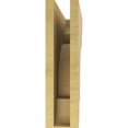 thumbnail image 4 of 4"W x 16"D x 16"H Thin New Brighton Rough Cedar Woodgrain TimberThane Corbel, Primed Tan, 4 of 6