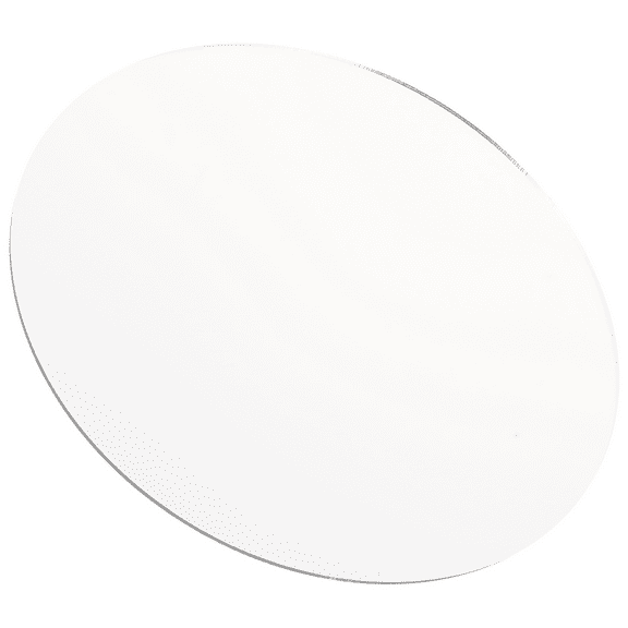 Hemobllo White Acrylic Round Mirror Sheet for Stylish Desktop Makeup Mirror and Home Decoration