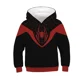 thumbnail image 4 of Disfraz de superhéroe Miles Morales para Halloween, sudadera con capucha de Spiderman con estampado 3D, sudadera con capucha para niños, chaqueta estilo hip hop, abrigo, 4 of 6