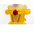thumbnail image 3 of HAWEE Girls Yellow Princess Costume with Accessories, Halloween Birthday, 3 of 8