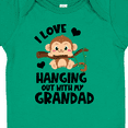 thumbnail image 4 of Inktastic Monkey I Love Hanging out with My Grandad Boys or Girls Baby Bodysuit, 4 of 5