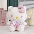 thumbnail image 3 of Muñeco de peluche de gato Sanria KT vestido Kawaii de alta calidad, regalo de cumpleaños para niños, decoración Adorable para el hogar, 3 of 3