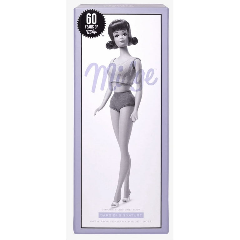 Barbie Collector s Edition 60th Anniversary Midge Doll Vintage Silkstone Body Design Gold Label Adult Collectable Walmart