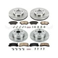 thumbnail image 3 of Power Stop Front and Rear Stock Replacement Brake Pad and Rotor Kit KOE2776, 3 of 8