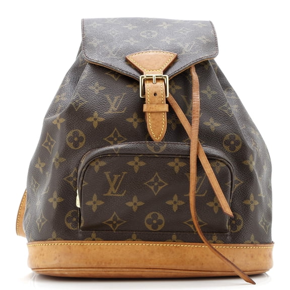 Pre-Owned Vintage Montsouris Backpack Monogram Canvas MM By Rebag