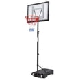 thumbnail image 1 of Panier de Basketball pour Enfants Extérieur, Panier de Basketball Réglable de 5,2 à 6,9 Pi avec Roues et Panneau Arrière, Portable et Résistant aux Intempéries pour Entrée de Maison, Récréatif, 1 of 8