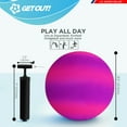 thumbnail image 2 of 8.5” Inch Playground Ball Four Square Balls 2-Tone 6pk & Pump, 2 of 2