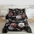 thumbnail image 2 of Castle Fairy Animal Bats 2pcs Bedding Comforter Set for Teens,Chic Flower Rose Twin Comforter Sets,Festival Halloween Breathable Bedding Set,Breathable Home Decor, 2 of 8