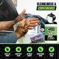 thumbnail image 4 of Grip Clean Heavy Duty Hand & Tool Cleaning Wipes – Waterless Hand Cleaner – 72ct (Pack of 1), 4 of 4