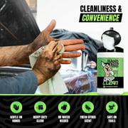 Grip Clean Heavy Duty Hand & Tool Cleaning Wipes – Waterless Hand Cleaner – 72ct (Pack of 1)