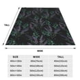 thumbnail image 3 of Sikiie Lavender Flowers Ultra-Soft Micro flannel Blanket Luxury All Seasons Warm Blanket for Bedding Sofa and Travel (4 sizes)-80"x60", 3 of 7