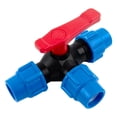 thumbnail image 1 of PE Pipe 3-Way Ball Valve 20/25/32/40/50mm Plastic Valve Ball Valve Valve, 1 of 8