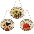 thumbnail image 3 of Billuyoard Entrada jardín país cosecha puerta signos interesante Pascua llamativa placa Festival Acción de Gracias tablero de bienvenida Kits de decoración para fiestas JM00944 Billuyoard HA063878-02, 3 of 6