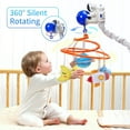 thumbnail image 3 of Baby Crib Mobile with Music Box, Remote Control, Rotating Space Theme Toys, 3 of 5