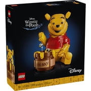 LEGO Disney Winnie the Pooh Building Set - Home, Office, or Book Shelf Decor for Adult Fans, Ages 18+ W/ Eeyore Figure - Collectible Disney Gift - 43300
