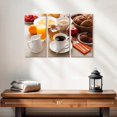 thumbnail image 2 of Elephant Stock Satisfying Breakfast Wall Art - Horizontal Multi Panel Canvas - 3 Piecedining Room Wall Decor - Photography Food And Drink Multi Panel - Brown And Orange Decor - 23" x 14", 2 of 4