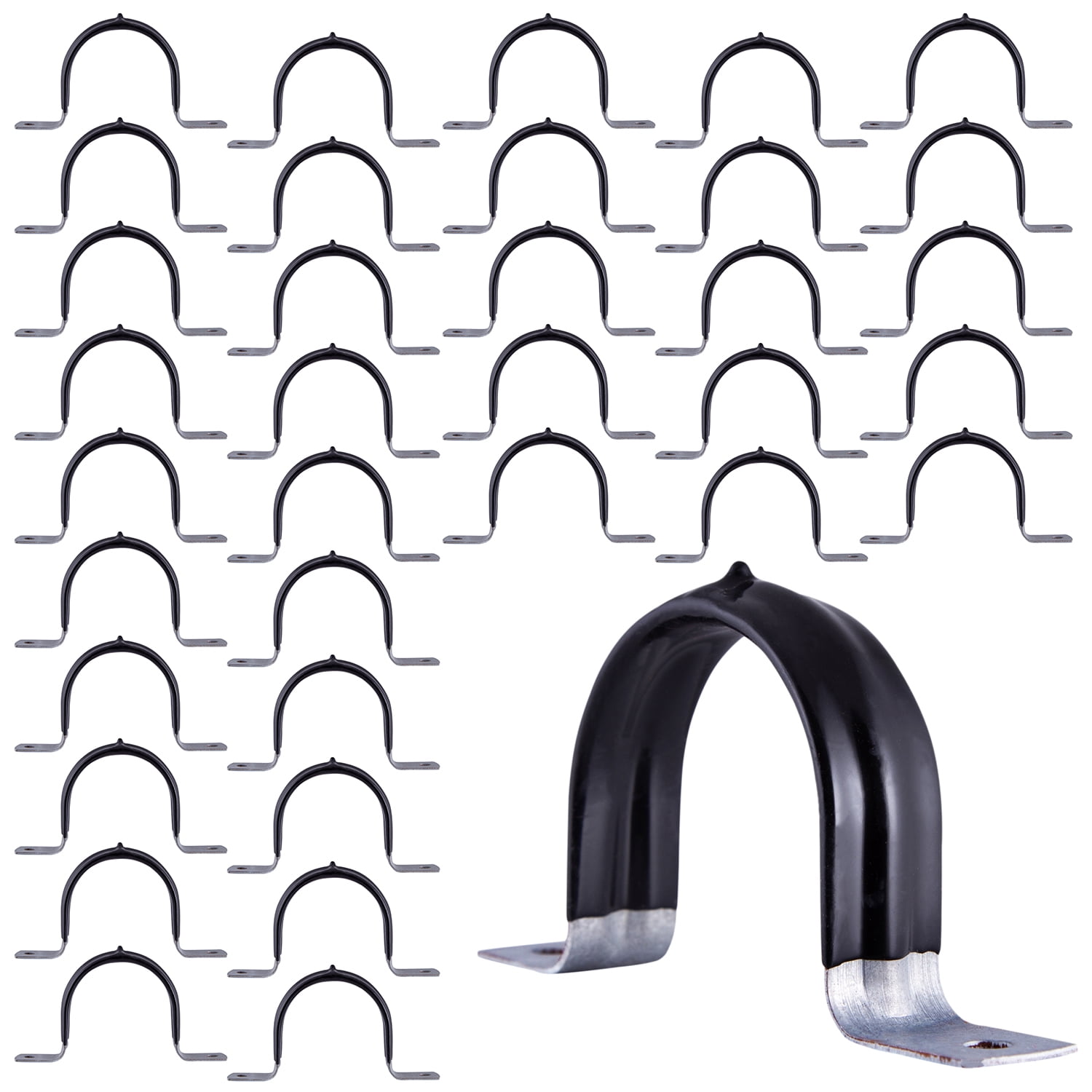 Set of 4 Medium Simple Arch Cast Iron Shelf Brackets Brace Measures  6" x 6" 