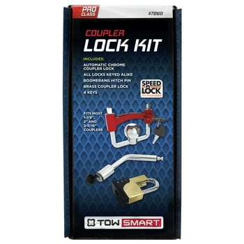TowSmart 7288 Anti-Theft Coupler Lock Kit with 4 Keys