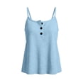 thumbnail image 5 of BUIGTTKLOP Camisole Tops for Women Sleeveless Shirts Adjustable Spaghetti Strap Tank Tops Scoop Neck Dressy Casual Blouses Pleated Tunic Tops, 5 of 5