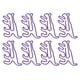 thumbnail image 3 of 100 clips de papel bonitos de estilo animal, exquisitos, brillantes, galvanizados, antideslizantes, elegantes, para la oficina, la escuela, dinosaurios, 3 of 14