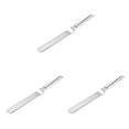 thumbnail image 4 of Monstrate Espátula para pasteles de acero inoxidable con mango largo Fondant Icing Kitchen Spreader Smoother Professional 10 pulgadas, 1 pieza Type1 NO1, 4 of 6