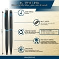thumbnail image 5 of 4G Ball Pen - Matt Black with Blue Accents, 5 of 7