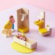 thumbnail image 1 of Miniature Furniture Mini Wooden Furniture Set Girl Pretend Play Doll House Accessories With Dolls Family heqiyong toy, 1 of 2