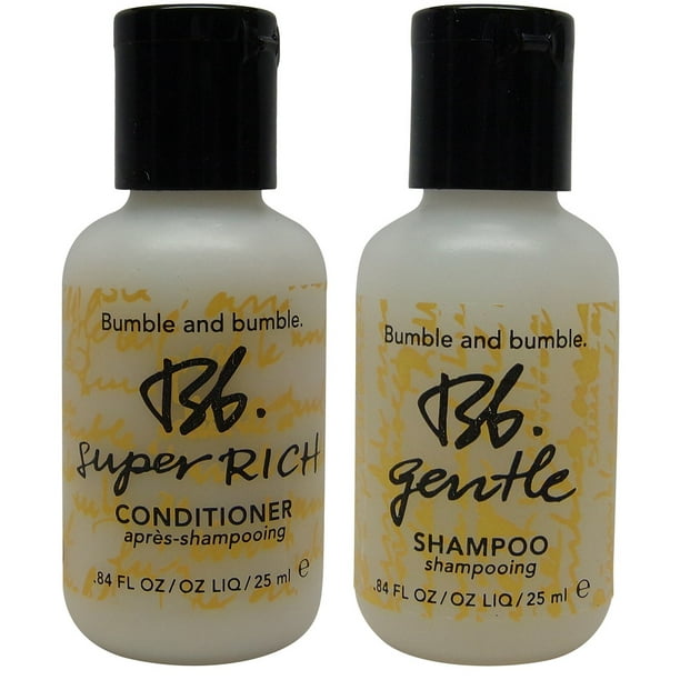 Bumble And Bumble Gentle Shampoo And Super Rich Conditioner Lot Of 4 2 Each 0 84oz Walmart