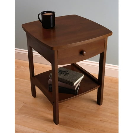 Winsome Wood Curved Nightstand / End Table