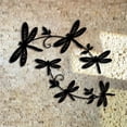 thumbnail image 4 of HELLOYOUNG 2-Piece Dragonfly Metal Wall Art Set, Elegant Iron Garden Sculptures for Indoor Outdoor Yard Patio Balcony Home Decor, Housewarming Birthday Halloween Christmas New Year Gift for Women, 4 of 6