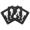 thumbnail image 1 of Homoyoyo 3Pack Socket Retention Bracket Black Abs Material for Cpu Radiator Mount Rack Easy to Install, 1 of 5