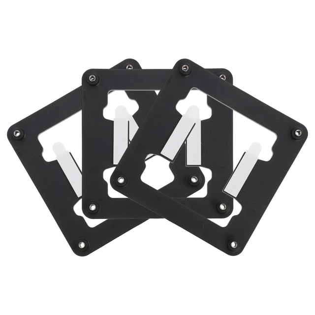 Homoyoyo 3Pack Socket Retention Bracket Black Abs Material for Cpu Radiator Mount Rack Easy to Install